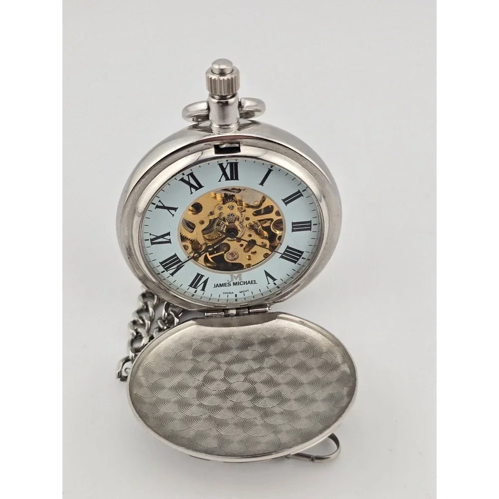 James Michael Skeleton‎ Pocket Watch